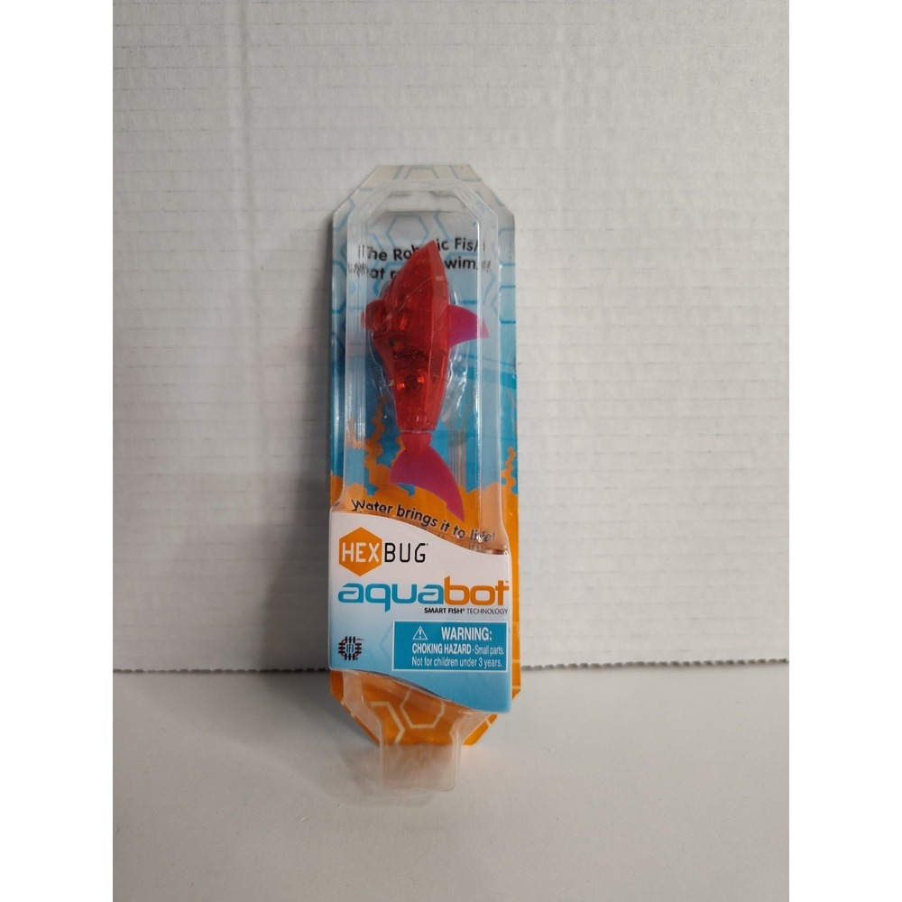 Hexbug Aquabot Robotic Swimming Fish Red Fish  Toy NEW